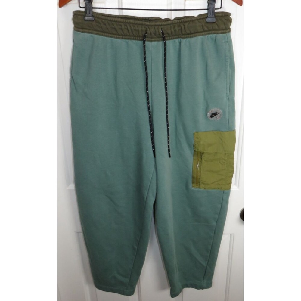Nike Sportswear Joggers Fleece Sweatpants FB2189-361 Green Women's Medium